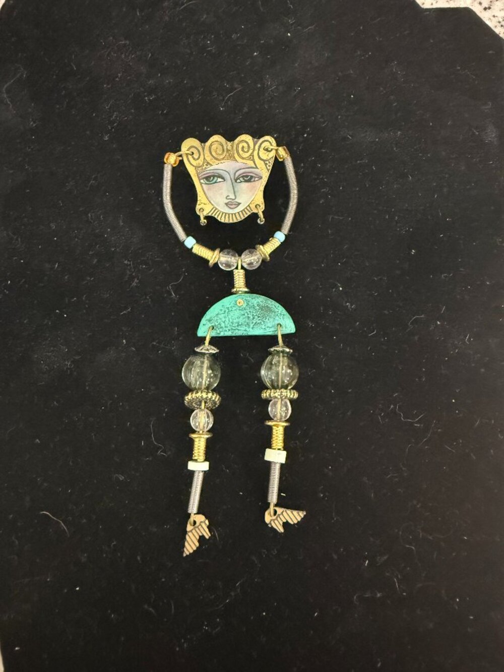 KIMBERLY WILLCOX FOR SILVESTRI BROOCH lady collector's item